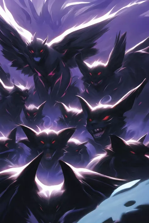 <lora:graffiti-halloween_v1_base:0.65>,
a demonic,graffiti,surrounded by imps,