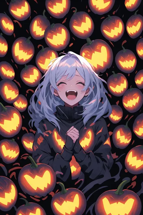 <lora:graffiti-halloween_v1:0.55>,
a girl,graffiti,surrounded by pumpkin,
