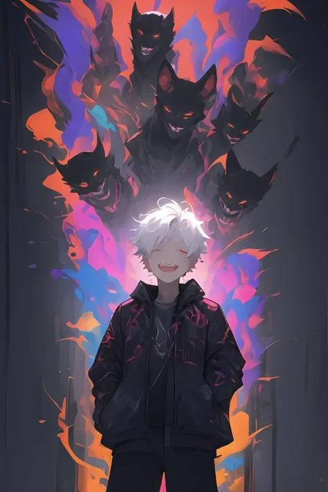 <lora:graffiti-halloween_v1:0.55>,
1boy,graffiti,demon background,