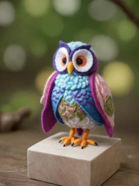 holding with your hands , A Great Crochet Pink Owl