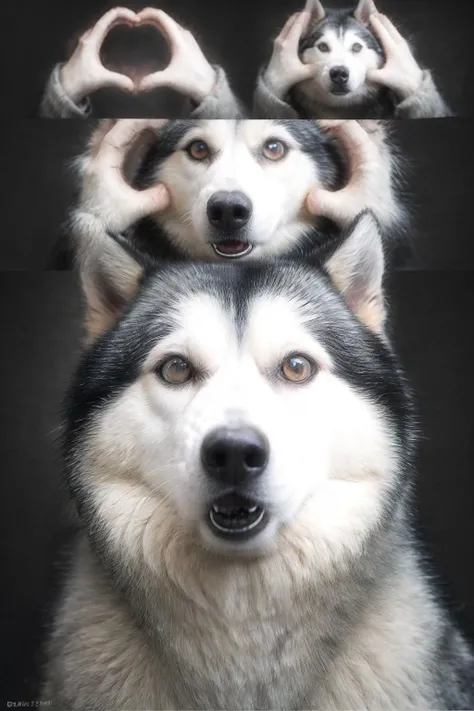 (Realistic),masterpiece,best quality,highest detail,professional photography,detailed background,depth of field,insane details,intricate,aesthetic,subsurface scattering,looking at viewer,
<lora:hashiqi:0.8>,husky,photo of a husky,
IncrsSnootChallenge,comic,pov hands,<lora:SnootChallenge:1>,
<lora:æ³å:0.5>,<lora:add_detail:1>,