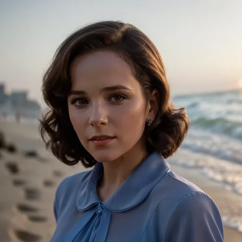 <lora:backtothefuture_lorraine_lora_smf_01:0.8> bttflorraine-smf,, closeup headshot, a gorgeous woman, on a (beach:1.2), wearing a (thin blouse:1.2), (8k, RAW photo, best quality, depth of field, ultra high res:1.2), (absurdres, intricate, photorealistic, masterpiece, ultra-detailed)