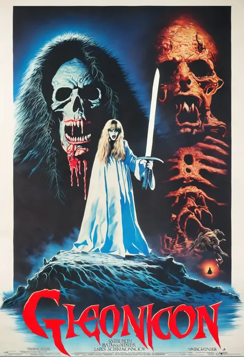 1980s slasher movie poster, creepy doll,Ghost,midnight,necronomicon<lora:EnvyPulpHorrorXL01:1.5:1.5:lbw=ALL>