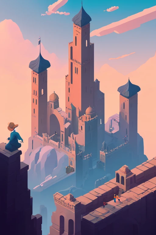 <lora:S1-Monument Valley_DreamLike-000008:0.45>, 
(by Phil Noto, by Pixar, by Cory Loftis, by Ed Mell, by Drew Struzan, by Alberto Morrocco),
Monument Valley,illustration,paradoxical geometry,
tile,brown tile,building,dome,onion dome,brown onion dome,
water,stairs,buttress,arch bridge,light brown background,door, brown wall
sharp focus, (HDR), (8k), (gigapixel), ((masterpiece))