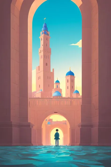 <lora:S1-Monument Valley_Deliberate-000008:0.5>,
(by Phil Noto, by Pixar, by Cory Loftis, by Ed Mell, by Drew Struzan, by Alberto Morrocco),
Monument Valley,illustration,paradoxical geometry,
tile,brown tile,building,dome,onion dome,brown onion dome,
water,stairs,buttress,arch bridge,light brown background,door, brown wall
sharp focus, (HDR), (8k), (gigapixel), ((masterpiece))