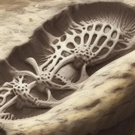 bone fossil of a giant ancient sea creature discovered, found footage