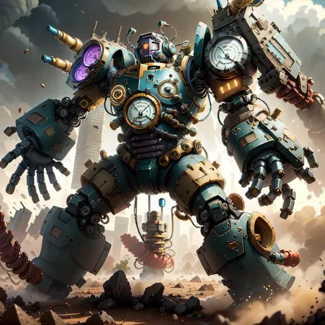 <lora:ManyGaugesAI:.8> ManyGaugesAI
battle mech , detailed, intricate