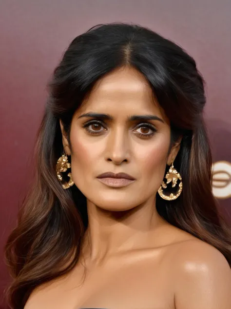 SalmaHayekPinaultXle, neutral expression
