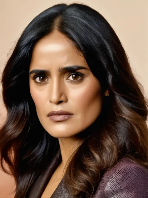 SalmaHayekPinaultXle, neutral expression