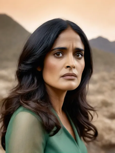 SalmaHayekPinaultXle, neutral expression