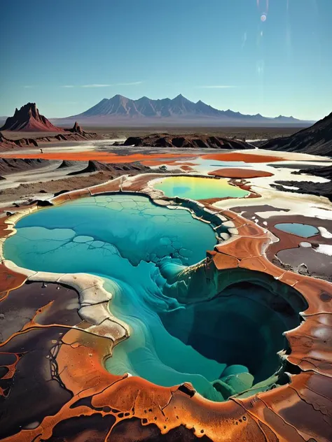 by Moebius and Tomer Hanuka, An alien geothermal landscape, where bubbling pools of vibrant, bioluminescent liquid dot the terrain, casting an eerie glow in the darkness, bold lines, expressive drawing, hyper detailed, award winning on artstation.com, (intricate details, masterpiece, best quality:1.4),
<lora:xl_more_art-full_v1:0.65> <lora:- SDXL - mkitdecy_let_it_decay_V1.0:0.7> mkitdecy, rust, cracks, RAW candid cinema, woman, studio, 16mm, ((color graded portra 400 film)) ((remarkable color)), (ultra realistic), textured skin, remarkable detailed pupils, ((realistic dull skin noise)), ((visible skin detail)), ((skin fuzz)), (dry skin) shot with cinematic camera