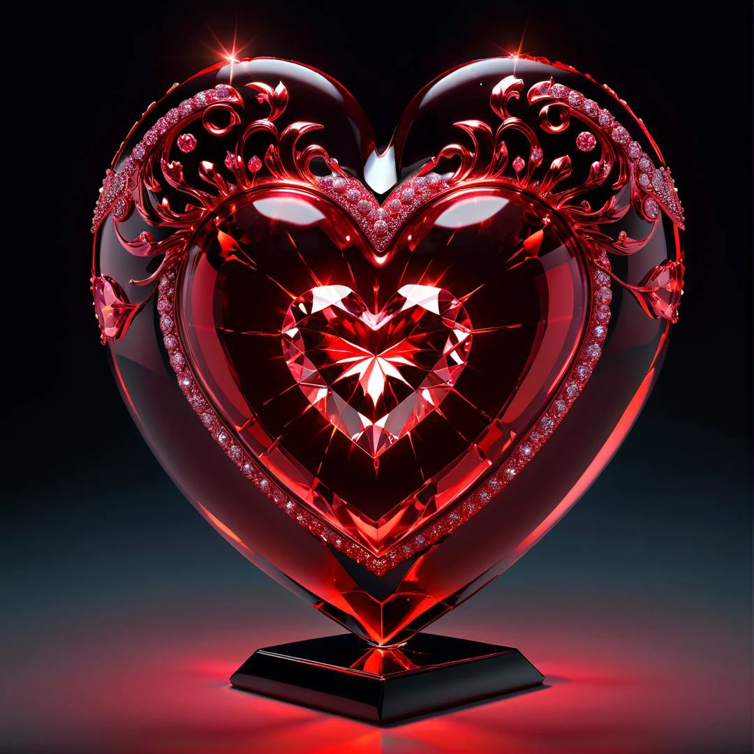 glass heart glowing red <lora:sdxl_glass:1> <lora:ral-bling-sdxl:0.5> ral-bling <lora:extremely_detailed:1> extremely detailed