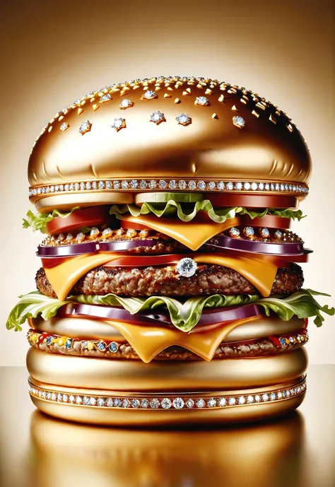 the most expensive burger <lora:ral-bling-sdxl:0.8> ral-bling