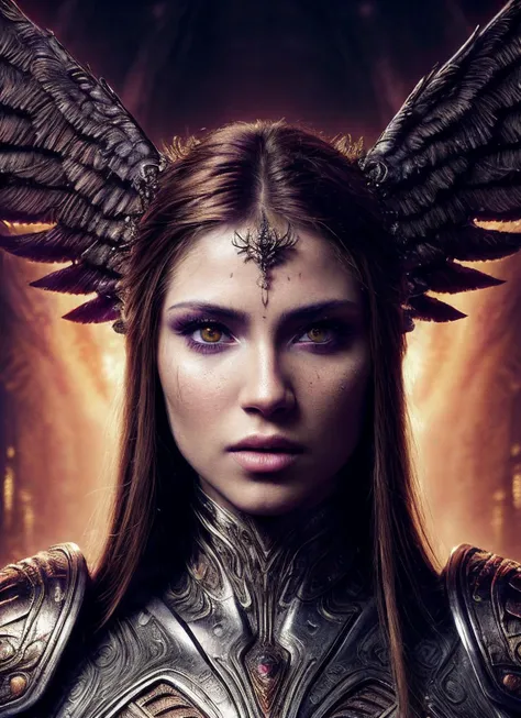 close up RAW photo of winged warrior sks woman, detailed textures, sharp focus, ultra high pixel detail, absurdres, cinematic, intricate, cinematic light, concept art, art station, realistic, movie scene, cinematic, high quality, craig mullins and wayne barlowe style, full colors, incredibly detailed, 4k, 8k, <lora:locon_natsu_v1_from_v1_64_32:1.25>