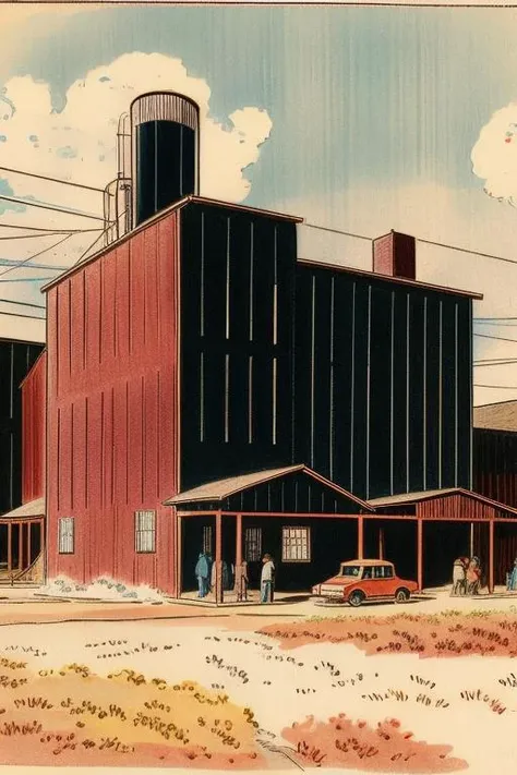 <lora:envybetterhandsLocon_alpha3:1> <lora:warrentufts:1> warrentufts, drawing of a factory