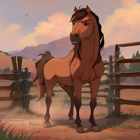 1horse, <lora:spirit2002:0.9>