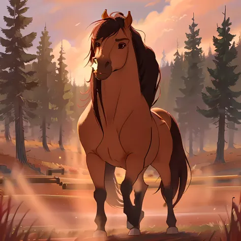 1horse, <lora:spirit2002:0.9>