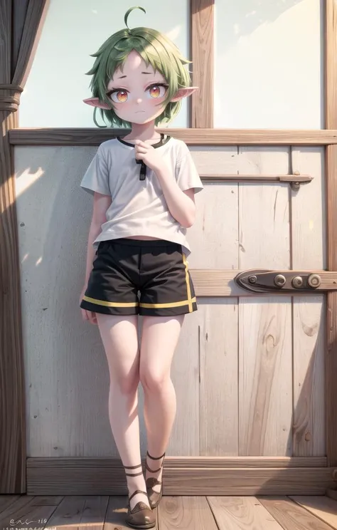 ((masterpiece:1.4,best quality)), 1girl,morning red, dusk, faint smile, short sleeve, (white shirt:1.2), multiple details, multicolored eyes, eyeshadow, warm interior, vivid colors, leaning, (full-body shot:1.3),
<lora:more_details:0.5>, <lora:眼睛双_2:0.5>, <lora:stylized_3dcg_v4-epoch-000012_2:0.1>,
<lora:sylphiette:1>