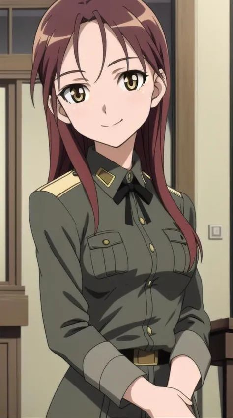 masterpiece, best quality,
minna-dietlinde wilcke, 1girl, uniform, smile,
close-up, looking at viewer,
indoors,
<lora:strike-witches-501st-minna-dietlinde-wilcke:0.8>