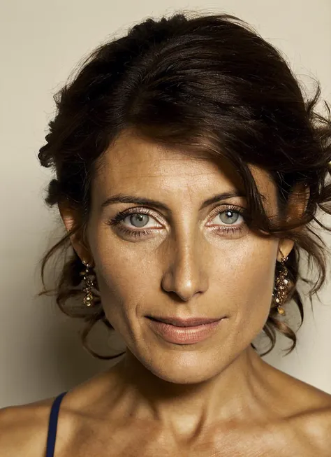 portrait of sks woman, epic (photo, studio lighting, hard light, sony a7, 50 mm, matte skin, pores, colors, hyperdetailed, hyperrealistic), <lora:locon_lisaedelstein_v1_from_v1_64_32:1.25>