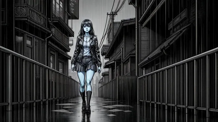 wide angle, wide shot, grayscale lineart, a detective walking the streeds while under the rain, highly detailed, 8k, sharp, professional, clear, high contrast, high saturated, vivid deep blacks, crystal clear, film noir
<lora:tangbohu-line_1.0:1.0> <lora:tangbohu-breasts_2:1.0> <lora:tangbohu-detailer_1.0:1.0> Angela_Moongarden