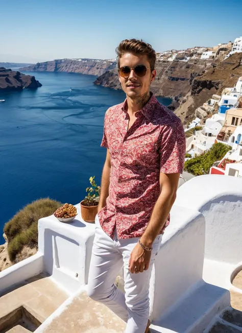 portrait of  sks person, in Santorini, overlooking the picturesque caldera and volcanic islands,  fancy shirt,  by Dominique Issermann, epic character composition, natural lighting,
<lora:locon_perfecteyes_v1_from_v1_64_32:0.25>, perfecteyes
<lora:locon_perfectsmile_v1_from_v1_64_32:0.1>, (perfectsmile:0.7) 
<lora:add_detail:0.6> <lora:locon_justinbieber_v1_from_v1_64_32:1>
