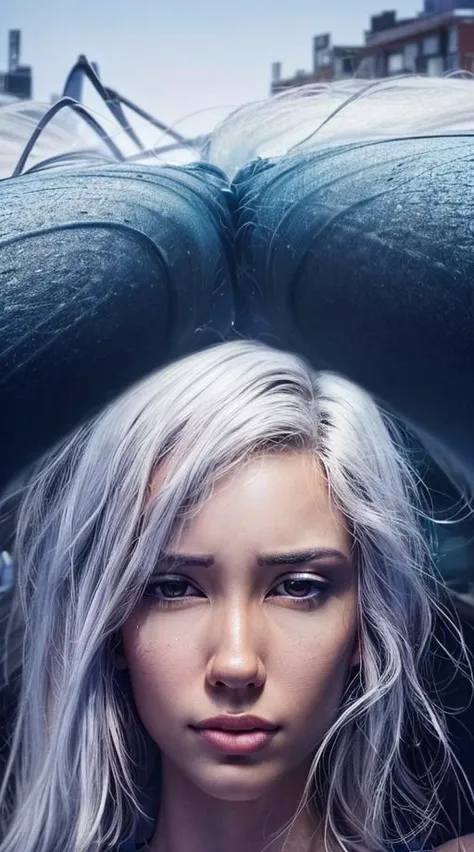 <lyco:locon_alanahpearce_v1_from_v1_64_32:1.6>, (sks woman:1.2), (rich luxury sportswoman:1.1), (perfect face:1.1), perfect proportional body, (detailed face:1.1), (view from below:1.3), (female focus:1.1), perfect woman, top model, world champion, best of the best, gorgeous goddess, medium breast, (cleavage:1.1), (voluminous long white hair:1.1), (capris, tight crop top, open sport_jacket:1.1), coastal areal, (cityscape:1.3), <lora:add_detail:0.3>, <lora:more_details:0.3> 8K, highres, (ultra highres, intricate details:1.2), Photography, (RAW photo:1.2), (photo masterpiece:1.4), (Best photo quality:1.4), (ultra detailed), (extremely detailed:1.2), (8k:1.2), (photorealistic:1.5), (hyperrealistic:1.5), (diffuse lighting:1.2), sharp focus, (film grain:1.2),
Negative prompt