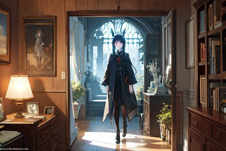 (otherworldly), highly insanely detailed, masterpiece, top quality, best quality, highres, 4k, 8k, RAW photo, (very aesthetic, beautiful and aesthetic), A collection of personal mementos and keepsakes displayed on a shelf or dresser, each item holding special memories and significance to the girl. These items reflect her personality and journey. Personal mementos, keepsakes, special memories, personality, journey., (fantasy world)