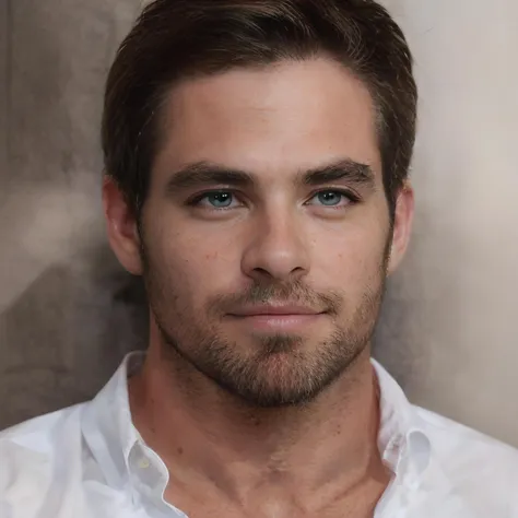 <lora:Chris Pine:1>, face, male