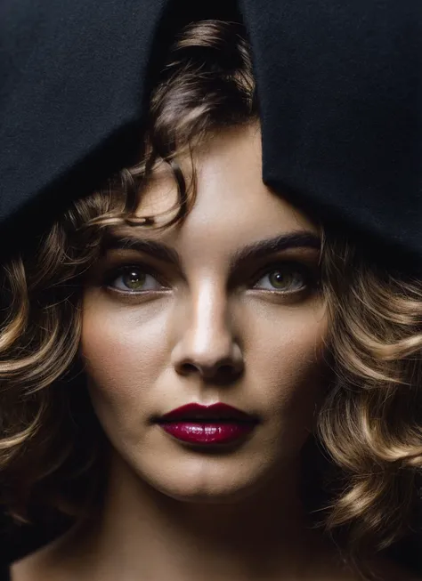 analog style, modelshoot style, close up portrait of sks woman wearing a post-human civilization living in virtual worlds, bold, dark colours, <lora:epiNoiseoffset_v2:1>, <lora:locon_camren_v1_from_v1_64_32:1.25>