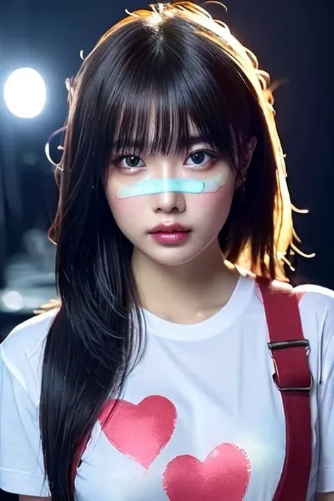 Baseball cap with "sheeny" inscription, Asian girl, black hair, brown eyes, Low saturation Pixar Super details,clay, looking at viewer, white background, divine cinematic edge lighting, soft focus. 8K, bestquality, ultra-detail.