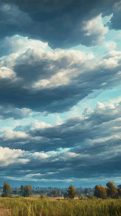 (Cumulus clouds), elden ring style, toxic thunderstorm