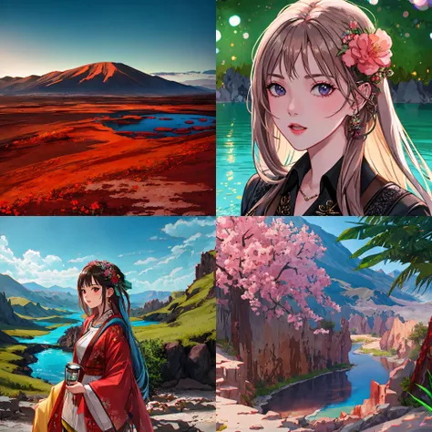 masterpiece, best quality, high quality, extremely detailed CG unity 8k wallpaper,ecological landscape ,A valley forgotten by time,enormous,slick,Lake Natron,tamarind,Miniature,award winning photography, Bokeh, Depth of Field, HDR, bloom, Chromatic Aberration ,Photorealistic,extremely detailed, trending on artstation, trending on CGsociety, Intricate, High Detail, dramatic, art by midjourney