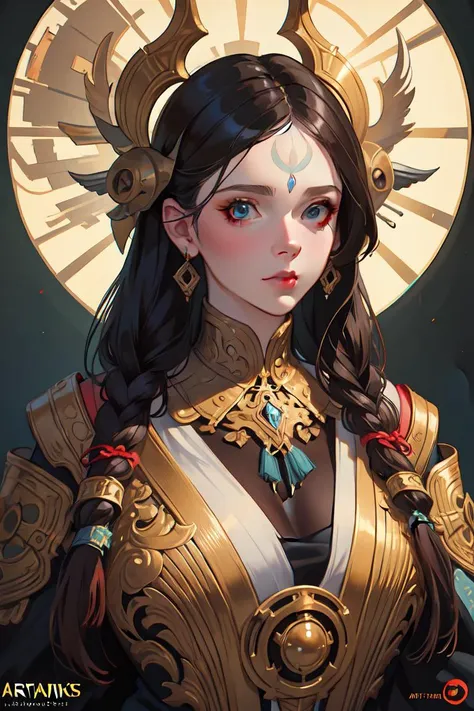 painting of a muscular dark nepali female lower body, big eyes, fat, ultra realistic, concept art, intricate details, eerie, highly detailed, photorealistic, octane render, 8 k, unreal engine. art by artgerm and greg rutkowski and alphonse mucha