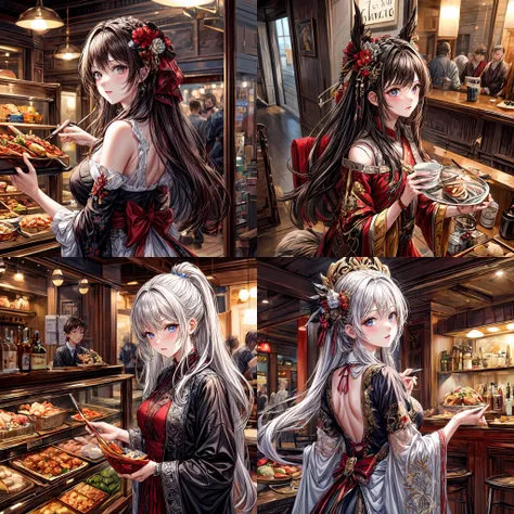 takeaway,busy, 
masterpiece,intricate detail, highres,8k,cg,hwd,<lora:add_detail:1> <lora:more_details:0.5>
