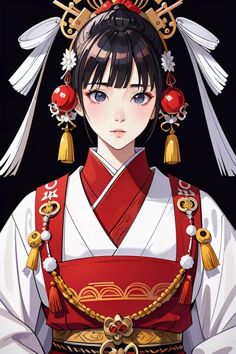 a group of japanese android geishas in a ceremony with extremely detailed 9 0 s outfits, inspired by die antwoord beautiful, hand painted textures, cloth physics, deviantart, karol bak, masamune shirow, black and white, beautiful kawaii lighting, photorealistic, concept art, perfect render, 3 d render, pixar, 8 k