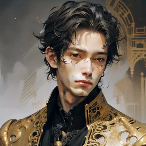 18yo boy ,Portrait , <lora:glddrp:1> glddrp