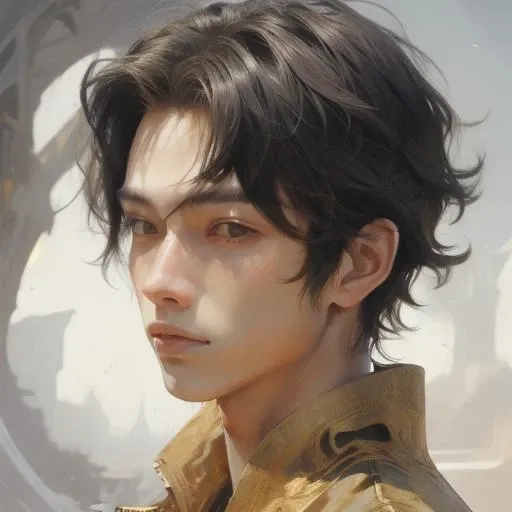 18yo boy , <lora:glddrp:1> glddrp, <lora:more_details:0.2>, <lora:videl_v3:0.15>, closeup view