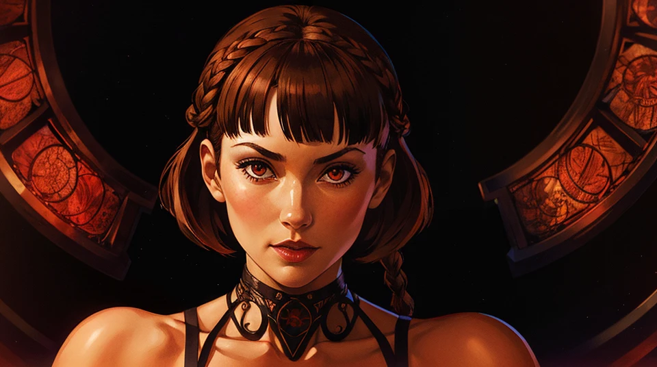 <lora:Makoto:0.75> photo-of-Niijima-Makoto-\(Persona-5\)-(brilliant-red-eyes:1.2)-(short-brown-hair-in-a-crown-braid-with-bangs)-Japanese-seductive-smirk-pink-lipstick BREAK front-view-face-portrait-stylish-sensual-professional-high-contrast-detailed-detailed-skin-film-grain-high-quality-warm-colors-colorful <lora:add_detail_v5:0.8> <lora:FujiVelvia50:0.35> <lora:color_temperature_slider_v1:1> OverallDetail <lora:Volumetric Lighting_20230531200634:0.2> volumetric-lighting-backlight-rim-light <lora:epi_noiseoffset2:0.25> by-Olivia-De-Berardinis BREAK Style-GravityMagic portrait solo half-shot looking-away detailed-background detailed-face (-theme:1.1) rune-mage flowing-robes runic-scripture casting-spell grin glowing-runes tribal-runes rune-symbols-in-background backlighting shadows magic-lighting epic-atmosphere