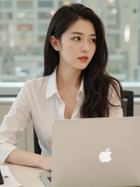 sexy korean secretary lady being sensual and erotic naughty and teasing in the office,, ,score_9, score_8_up, score_7_up, score_6_up,, ,masterpiece, best quality, intricate detail,