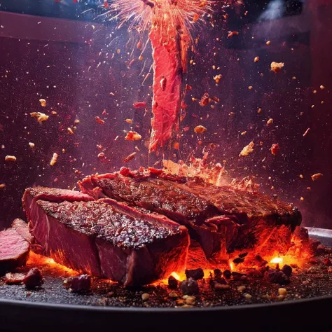 UHD, 4k, ultra detailed, cinematic, a photograph of  <lora:Hong Kong action cinema style:1>
 <lora:Kodak Motion Picture Film Style v4:0.5>
exploding meat Hong Kong action cinema style, epic, beautiful lighting, inpsiring