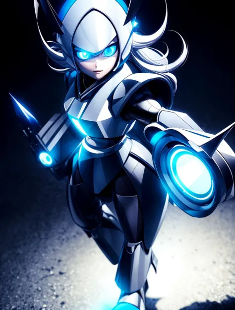 SFW, Solo:1.3, ((full body):1.2),
vivid colors, cinematic hard lighting, realistic shadows, detailed textures, dynamic lighting, cgi,
a highly detailed and realistic MedabotV2, detailed eyes, symmetrical face,
large ((blue eyes):1.1), (glowing eyes), long hair, glowing hair,
nice hands, perfect hands,
<lyco:GoodHands-beta2:1.0>
<lora:add_detail:1>