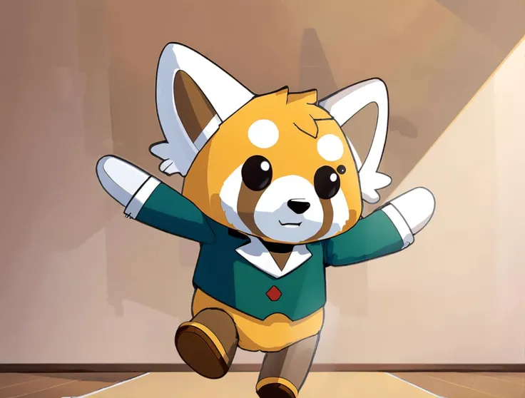 SFW, Solo:1.3, ((full body):1.2),
MedabotV2, Retsuko,
nice hands, perfect hands,
<lyco:GoodHands-beta2:1.0>
<lora:Retsuko:1>