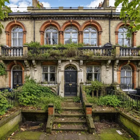 ais-abandz townhouse in london <lora:Abandoned_SDXL:1>, 4k, uhd,masterpiece