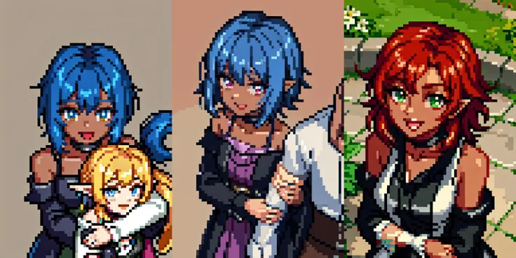 (otherworldly), highly insanely detailed, masterpiece, top quality, best quality, highres, 4k, 8k, RAW photo, (very aesthetic, beautiful and aesthetic), <lora:pov_arm_hug:0.7>,
(pov_arm_hug pov), your Waifu is hugging your arm,
1girl, breasts, looking at viewer, bangs, brown hair, 1boy, dress, bare shoulders, collarbone, flower, :d, sidelocks, outdoors, solo focus, choker, off shoulder, collar, no bra, shadow, from above, choker, looking up, short hair with long locks, jacket, off-shoulder dress, downblouse,
1girl, solo,
Tower13_Gizelle,
a beautiful elvish girl,
$(char-skin-tanned-dark-é»ç®-bronze-001),
(__lazy-wildcards/char/haircolor__),
__lazy-wildcards/dataset/background__, (fantasy world)