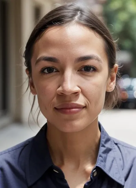 A stunning intricate color close up portrait of (sks woman:1) , wearing Button-down shirt and chinos, epic character composition, sharp focus, natural lighting, subsurface scattering, f2, 35mm, film grain, , by Edward Weston, <lora:lora-small-aoc-v1:1>