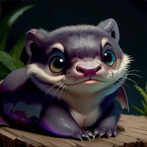 <lora:cryptids:0.6>, cryptids, bat otter hybrid || masterpiece, perfect quality, sharp focus, shallow depth of field, 8k