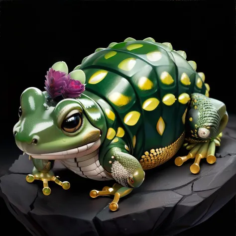 <lora:cryptids:0.6>, cryptids, Armadillo Frog hybrid || masterpiece, perfect quality, sharp focus, shallow depth of field, 8k