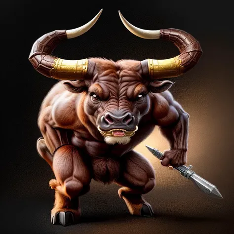 masterpiece, best quality, detailed, <lora:add_detail:0.9> add_detail, realistic,
<lora:cryptids:0.9> cryptids, solo, <lora:minotaur:0.9> minotaur, small, chibi,