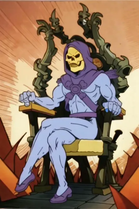 skeletor, solo, throne